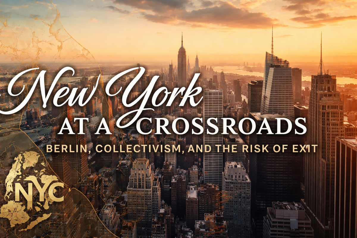 New York at a Crossroads: Berlin, Collectivism, and the Risk of Exit