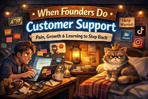 When Founders Do Customer Support